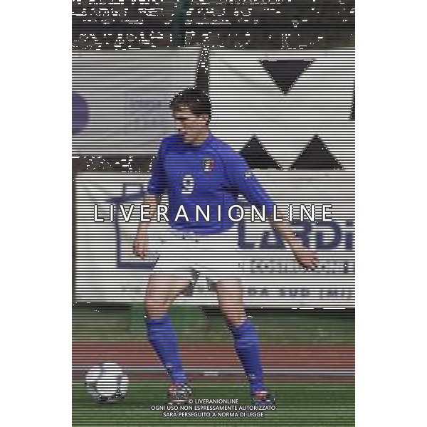 DIG- NAZIONALE ITALIANA UNDER 20 SERIE C - 9 MARZO 2002 NELLA FOTO LORENZO DEL PRETE AGENZIA ALDO LIVERANI SAS