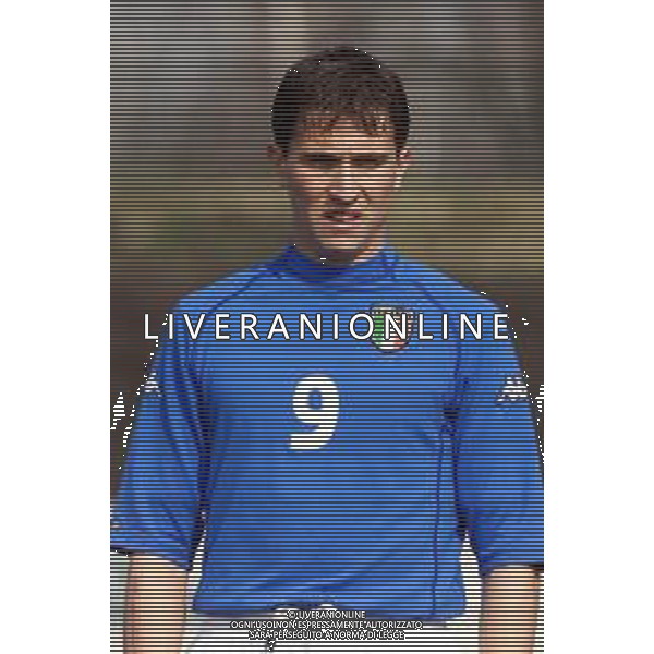 DIG- NAZIONALE ITALIANA UNDER 20 SERIE C - 9 MARZO 2002 NELLA FOTO LORENZO DEL PRETE AGENZIA ALDO LIVERANI SAS