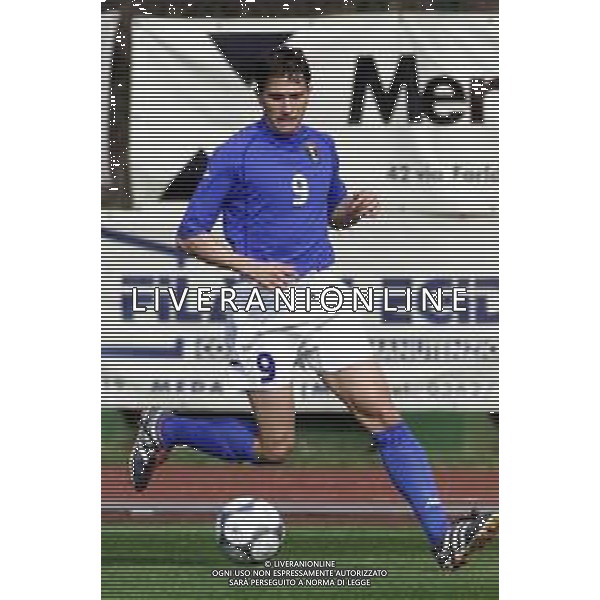 DIG- NAZIONALE ITALIANA UNDER 20 SERIE C - 9 MARZO 2002 NELLA FOTO LORENZO DEL PRETE AGENZIA ALDO LIVERANI SAS