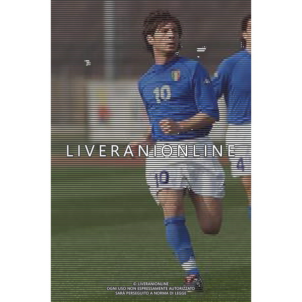 DIG- NAZIONALE ITALIANA UNDER 20 SERIE C - 9 MARZO 2002 NELLA FOTO PASQUALE FOGGIA AGENZIA ALDO LIVERANI SAS
