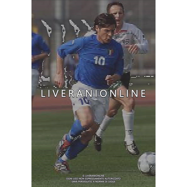 DIG- NAZIONALE ITALIANA UNDER 20 SERIE C - 9 MARZO 2002 NELLA FOTO PASQUALE FOGGIA AGENZIA ALDO LIVERANI SAS
