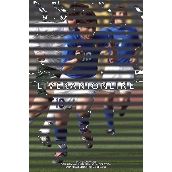 DIG- NAZIONALE ITALIANA UNDER 20 SERIE C - 9 MARZO 2002 NELLA FOTO PASQUALE FOGGIA AGENZIA ALDO LIVERANI SAS