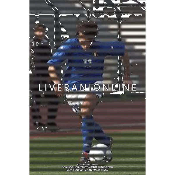 DIG- NAZIONALE ITALIANA UNDER 20 SERIE C - 9 MARZO 2002 NELLA FOTO MASSIMO GANCI AGENZIA ALDO LIVERANI SAS