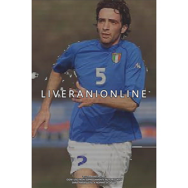 DIG- NAZIONALE ITALIANA UNDER 20 SERIE C - 9 MARZO 2002 NELLA FOTO NICOLA LO CALZO AGENZIA ALDO LIVERANI SAS