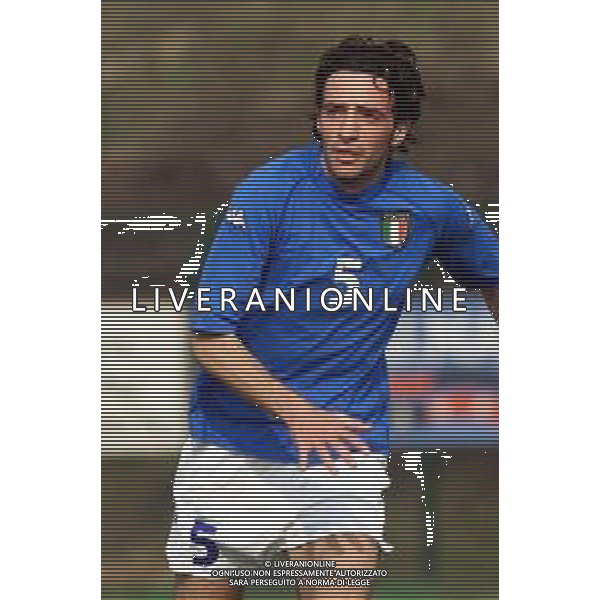 DIG- NAZIONALE ITALIANA UNDER 20 SERIE C - 9 MARZO 2002 NELLA FOTO NICOLA LO CALZO AGENZIA ALDO LIVERANI SAS