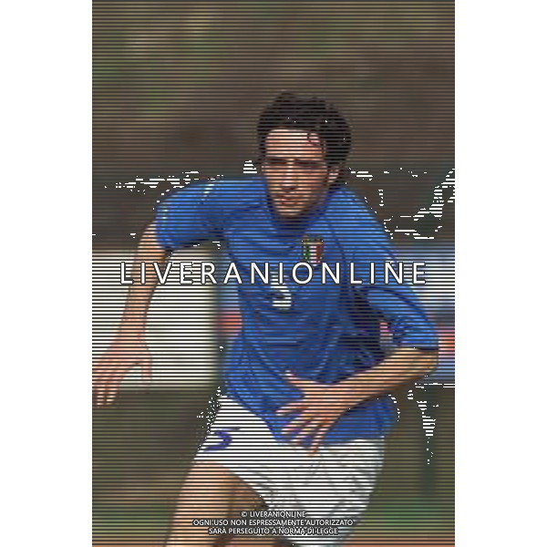 DIG- NAZIONALE ITALIANA UNDER 20 SERIE C - 9 MARZO 2002 NELLA FOTO NICOLA LO CALZO AGENZIA ALDO LIVERANI SAS