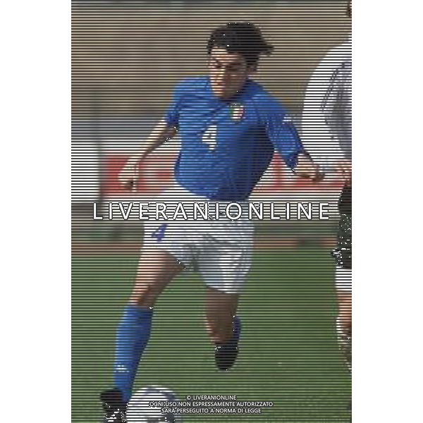 DIG- NAZIONALE ITALIANA UNDER 20 SERIE C - 9 MARZO 2002 NELLA FOTO MARCO STELLA AGENZIA ALDO LIVERANI SAS