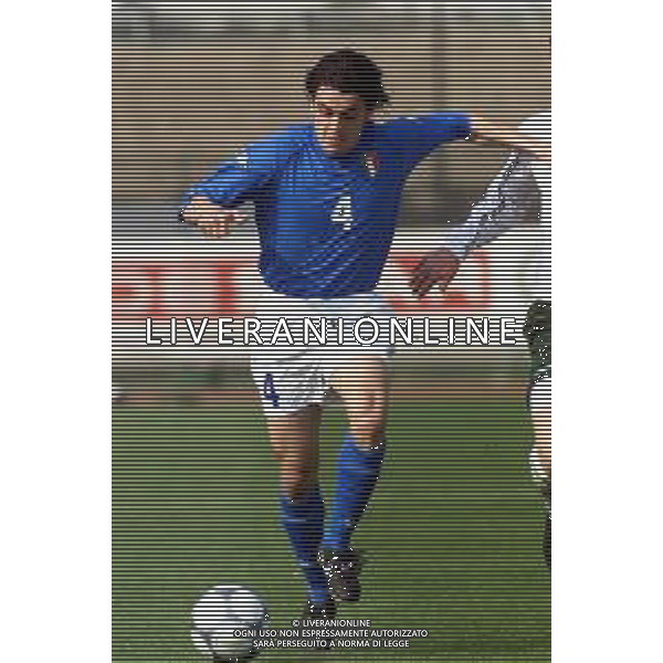 DIG- NAZIONALE ITALIANA UNDER 20 SERIE C - 9 MARZO 2002 NELLA FOTO MARCO STELLA AGENZIA ALDO LIVERANI SAS
