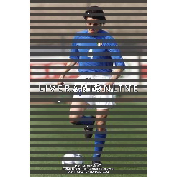 DIG- NAZIONALE ITALIANA UNDER 20 SERIE C - 9 MARZO 2002 NELLA FOTO MARCO STELLA AGENZIA ALDO LIVERANI SAS