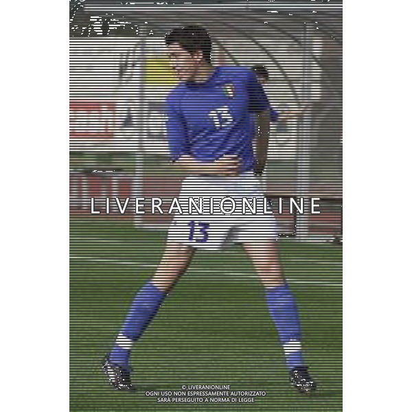 DIG- NAZIONALE ITALIANA UNDER 20 SERIE C - 9 MARZO 2002 NELLA FOTO PAOLO TRICOLI AGENZIA ALDO LIVERANI SAS