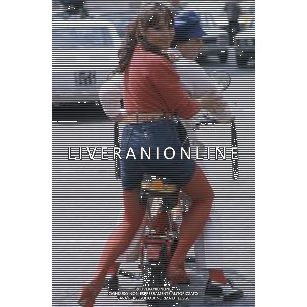 DIAP-RETROSPETTIVA ALVARO VITALI ATTORE NELA FOTO ALVARO VITALI CON ADRIANA RUSSO A ROMA NELL\'ANNO 1982 FOTO EDGARDO DELLA SCORCIOSA-AG ALDO LIVERANI SAS
