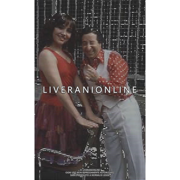 DIAP-RETROSPETTIVA ALVARO VITALI ATTORE NELA FOTO ALVARO VITALI CON ADRIANA RUSSO A ROMA NELL\'ANNO 1982 FOTO EDGARDO DELLA SCORCIOSA-AG ALDO LIVERANI SAS