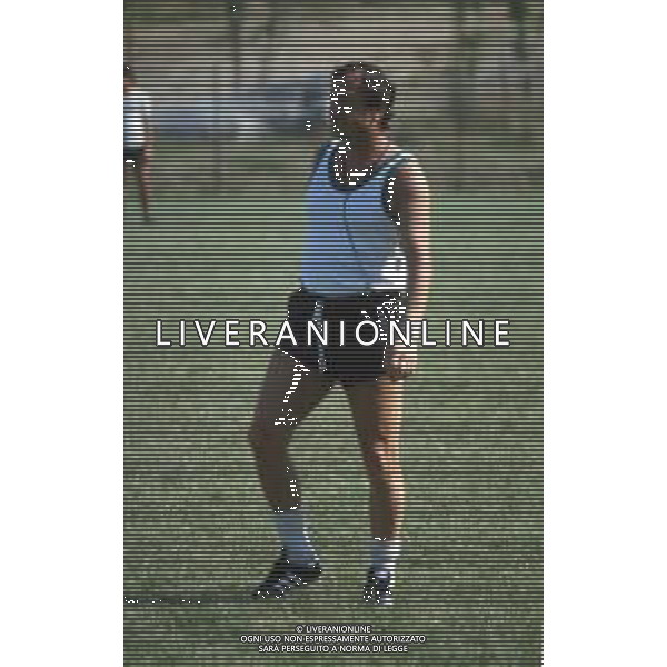 DIAP-RETROSPETTIVA GIUSEPPE MARCHIORO ALLENATORE NELLA FOTO GIUSEPPE MARCHIORO ALLENATORE COMO CALCIO NELL\'ANNO 1981 AG ALDO LIVERANI SAS