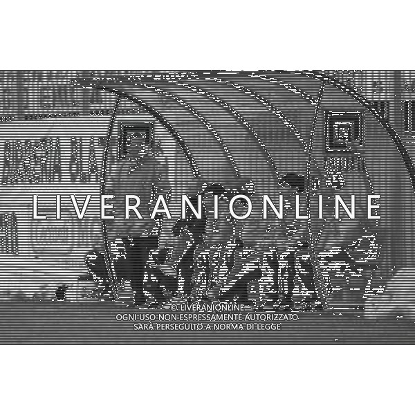 NEG-RETROSPETTIVA GIUSEPPE MARCHIORO ALLENATORE NELLA FOTO GIUSEPPE MARCHIORO ALLENATORE REGGIANA CALCIO NELL\'ANNO 1991-92 AG ALDO LIVERANI SAS 