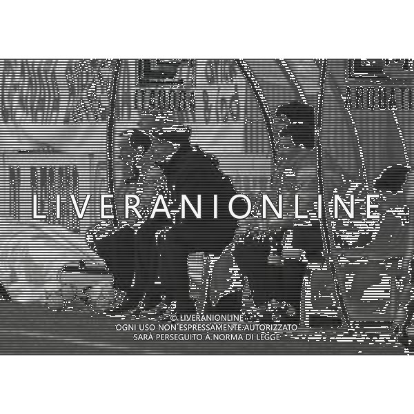 NEG-RETROSPETTIVA GIUSEPPE MARCHIORO ALLENATORE NELLA FOTO GIUSEPPE MARCHIORO ALLENATORE REGGIANA CALCIO NELL\'ANNO 1991-92 AG ALDO LIVERANI SAS 