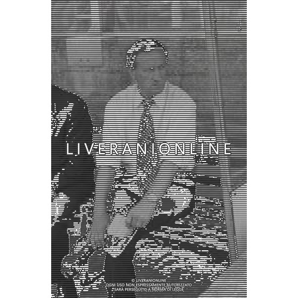 NEG-RETROSPETTIVA GIUSEPPE MARCHIORO ALLENATORE NELLA FOTO GIUSEPPE MARCHIORO ALLENATORE REGGIANA CALCIO NELL\'ANNO 1992-93 AG ALDO LIVERANI SAS 