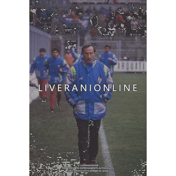 DIAP-RETROSPETTIVA GIUSEPPE MARCHIORO ALLENATORE NELLA FOTO GIUSEPPE MARCHIORO ALLENATORE REGGIANA CALCIO NELL\'ANNO 1992-93 AG ALDO LIVERANI SAS 