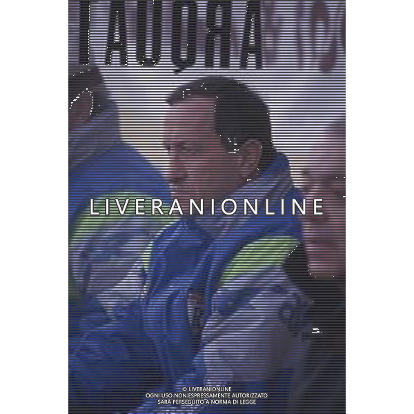 DIAP-RETROSPETTIVA GIUSEPPE MARCHIORO ALLENATORE NELLA FOTO GIUSEPPE MARCHIORO ALLENATORE REGGIANA CALCIO NELL\'ANNO 1992-93 AG ALDO LIVERANI SAS 