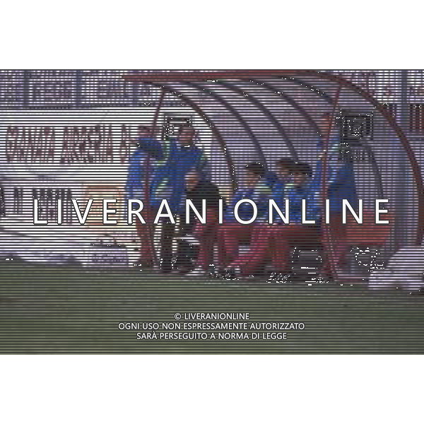 DIAP-RETROSPETTIVA GIUSEPPE MARCHIORO ALLENATORE NELLA FOTO GIUSEPPE MARCHIORO ALLENATORE REGGIANA CALCIO NELL\'ANNO 1992-93 AG ALDO LIVERANI SAS 