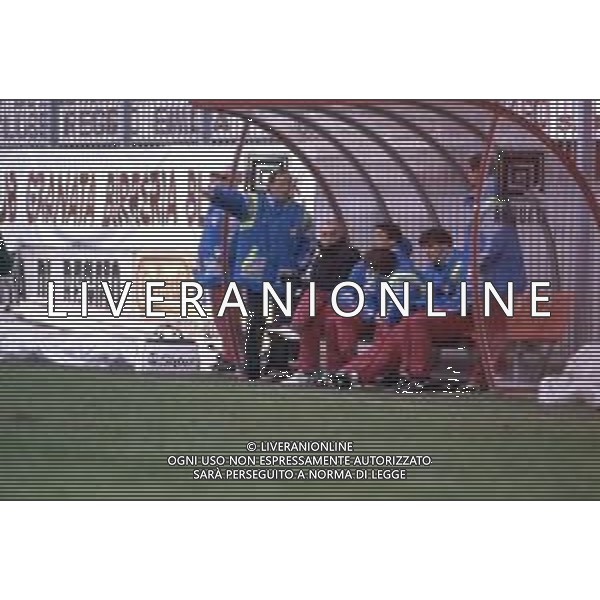 DIAP-RETROSPETTIVA GIUSEPPE MARCHIORO ALLENATORE NELLA FOTO GIUSEPPE MARCHIORO ALLENATORE REGGIANA CALCIO NELL\'ANNO 1992-93 AG ALDO LIVERANI SAS 