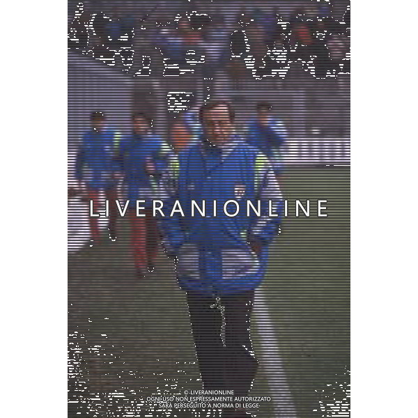 DIAP-RETROSPETTIVA GIUSEPPE MARCHIORO ALLENATORE NELLA FOTO GIUSEPPE MARCHIORO ALLENATORE REGGIANA CALCIO NELL\'ANNO 1992-93 AG ALDO LIVERANI SAS 