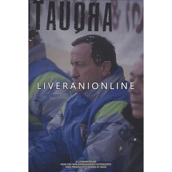 DIAP-RETROSPETTIVA GIUSEPPE MARCHIORO ALLENATORE NELLA FOTO GIUSEPPE MARCHIORO ALLENATORE REGGIANA CALCIO NELL\'ANNO 1992-93 AG ALDO LIVERANI SAS 