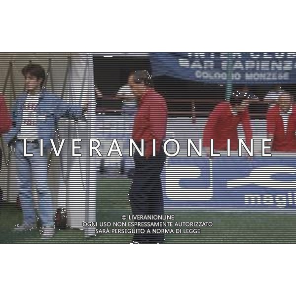 DIAP-RETROSPETTIVA GIUSEPPE MARCHIORO ALLENATORE NELLA FOTO GIUSEPPE MARCHIORO ALLENATORE REGGIANA CALCIO NELL\'ANNO 1993-94  AG ALDO LIVERANI SAS 