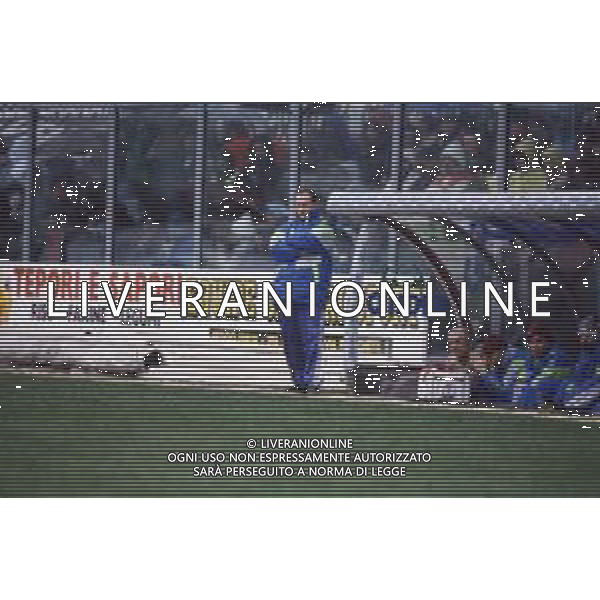 DIAP-RETROSPETTIVA GIUSEPPE MARCHIORO ALLENATORE NELLA FOTO GIUSEPPE MARCHIORO ALLENATORE REGGIANA CALCIO NELL\'ANNO 1993-94  AG ALDO LIVERANI SAS 