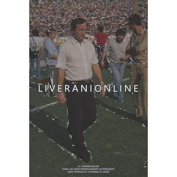 NEG-RETROSPETTIVA GIUSEPPE MARCHIORO ALLENATORE NELLA FOTO GIUSEPPE MARCHIORO ALLENATORE CALCIO  AG ALDO LIVERANI SAS