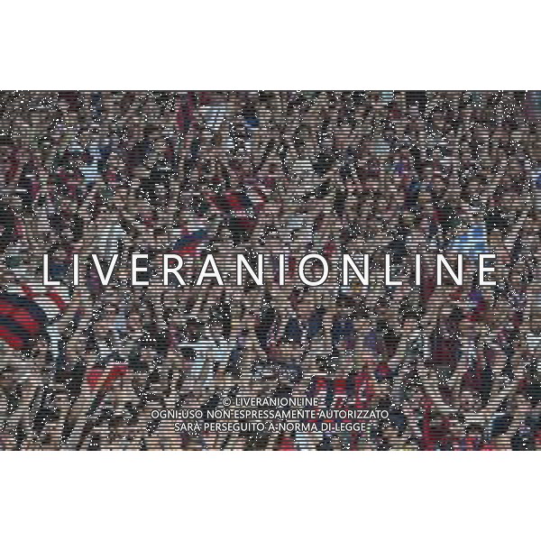 TVRG Milan vs Bologna nella foto tifosi Bologna Roma 14-05-2025 Stadio Olimpico finale Coppa Italia Frecciarossa foto Roberto Garavaglia/Agenzia Aldo Liverani sas