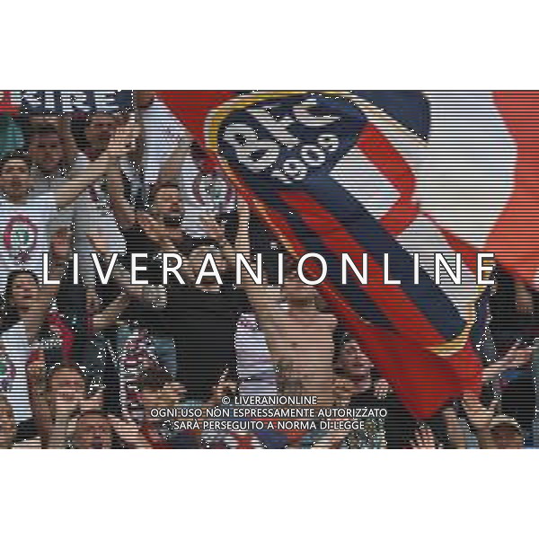 TVRG Milan vs Bologna nella foto tifosi Bologna Roma 14-05-2025 Stadio Olimpico finale Coppa Italia Frecciarossa foto Roberto Garavaglia/Agenzia Aldo Liverani sas