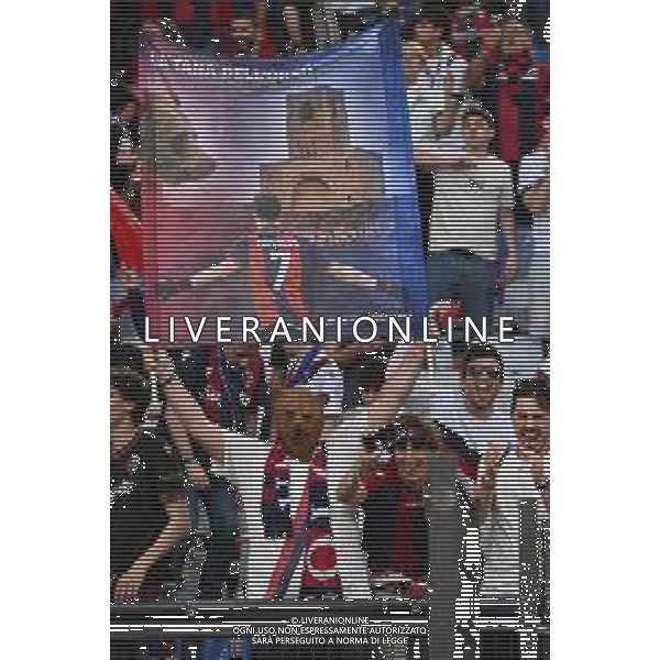 TVRG Milan vs Bologna nella foto tifosi Bologna Roma 14-05-2025 Stadio Olimpico finale Coppa Italia Frecciarossa foto Roberto Garavaglia/Agenzia Aldo Liverani sas