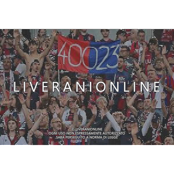 TVRG Milan vs Bologna nella foto tifosi Bologna Roma 14-05-2025 Stadio Olimpico finale Coppa Italia Frecciarossa foto Roberto Garavaglia/Agenzia Aldo Liverani sas
