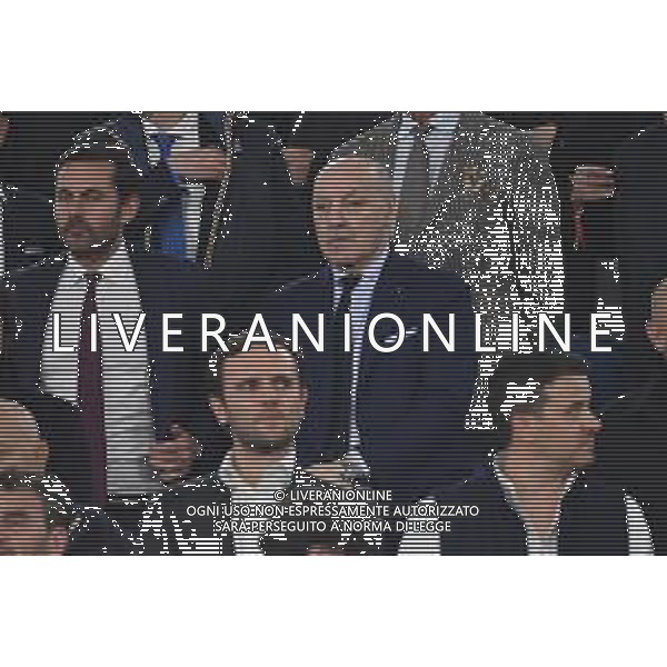 TVRG Milan vs Bologna nella foto Giuseppe Marotta presidente Inter in tribuna Roma 14-05-2025 Stadio Olimpico finale Coppa Italia Frecciarossa foto Roberto Garavaglia/Agenzia Aldo Liverani sas