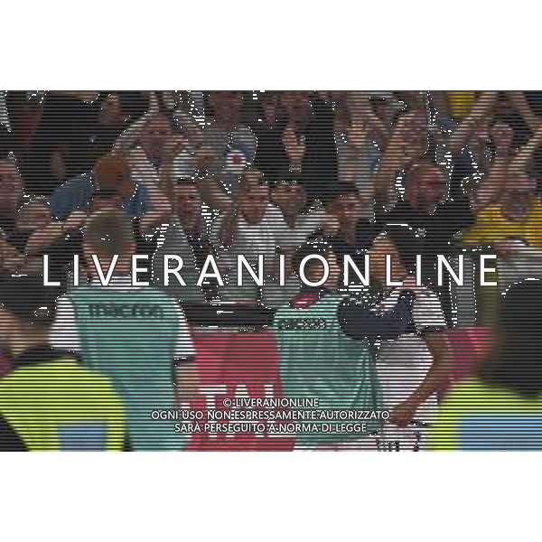 TVRG Milan vs Bologna nella foto giocatori Bologna esultanza dopo il gol dell\'1 a 0 Roma 14-05-2025 Stadio Olimpico finale Coppa Italia Frecciarossa foto Roberto Garavaglia/Agenzia Aldo Liverani sas