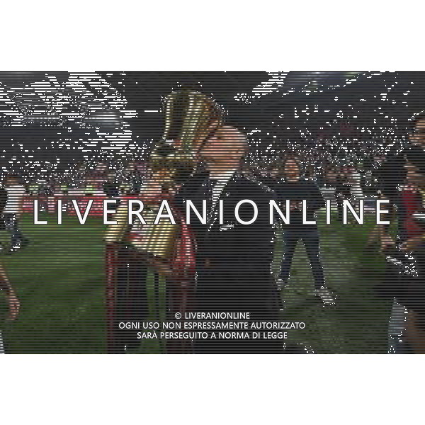 TVRG Milan vs Bologna nella foto Joey Saputo presidente Bologna Roma 14-05-2025 Stadio Olimpico finale Coppa Italia Frecciarossa foto Roberto Garavaglia/Agenzia Aldo Liverani sas