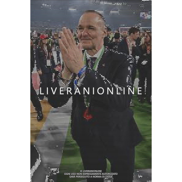 TVRG Milan vs Bologna nella foto Joey Saputo presidente Bologna Roma 14-05-2025 Stadio Olimpico finale Coppa Italia Frecciarossa foto Roberto Garavaglia/Agenzia Aldo Liverani sas