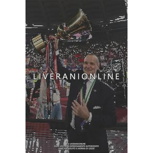 TVRG Milan vs Bologna nella foto Joey Saputo presidente Bologna Roma 14-05-2025 Stadio Olimpico finale Coppa Italia Frecciarossa foto Roberto Garavaglia/Agenzia Aldo Liverani sas