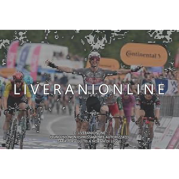 15-05-2025 Giro D\'italia; Tappa 06 Potenza - Napoli; 2025, Alpecin - Deceuninck; Groves, Kaden; Napoli; ©SIROTTI - AGENZIA ALDO LIVERANI SAS