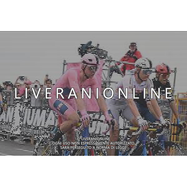 15-05-2025 Giro D\'italia; Tappa 06 Potenza - Napoli; 2025, Lidl - Trek; Pedersen, Mads; Vacek, Mathias; Napoli; ©SIROTTI - AGENZIA ALDO LIVERANI SAS