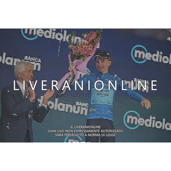 15-05-2025 Giro D\'italia; Tappa 06 Potenza - Napoli; 2025, Xds - Astana; Fortunato, Lorenzo; Abodi, Andrea; Napoli; ©SIROTTI - AGENZIA ALDO LIVERANI SAS