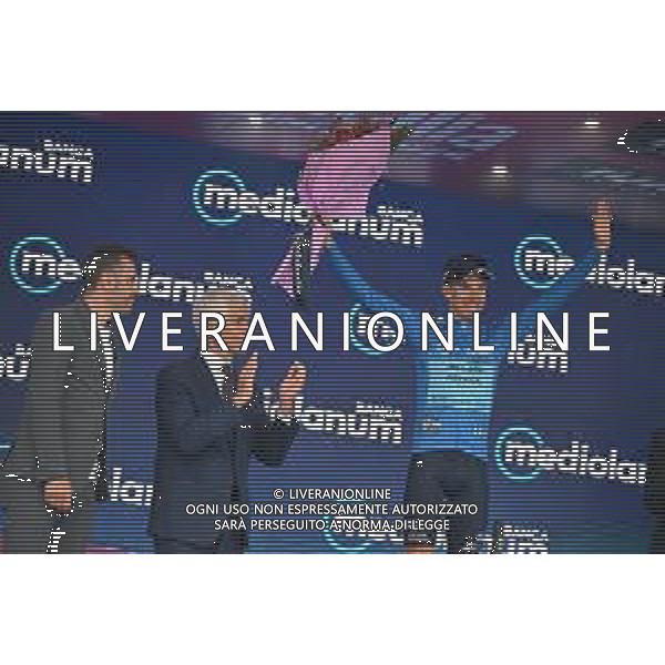 15-05-2025 Giro D\'italia; Tappa 06 Potenza - Napoli; 2025, Xds - Astana; Fortunato, Lorenzo; Nibali, Vincenzo; Abodi, Andrea; Napoli; ©SIROTTI - AGENZIA ALDO LIVERANI SAS