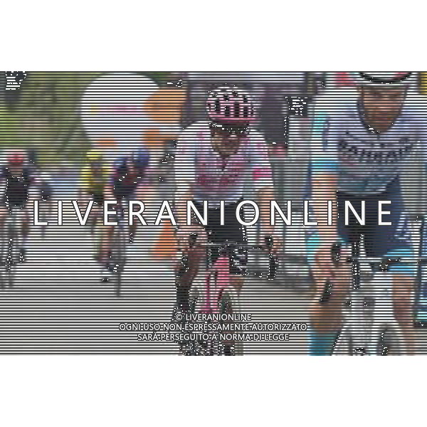 16-05-2025 Giro D\'italia; Tappa 07 Castel Di Sangro - Tagliacozzo; 2025, Ef Education - Easypost; Carapaz Antonio, Richard Antonio; Tagliacozzo; foto stefano sirotti-ag aldo liverani sas