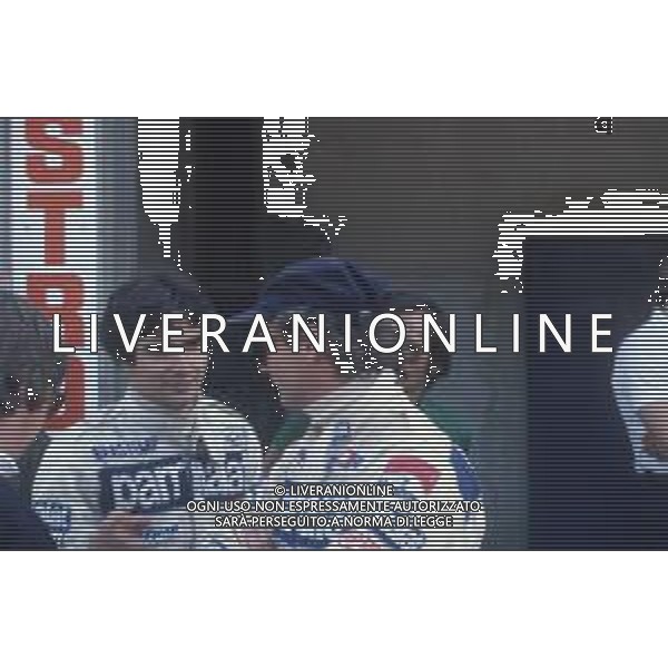 DIAP-RETROSPETTIVA NIKI LAUDA PILOTA F1 NELLA FOTO NIKI LAUDA CON NELSON PIQUET AG ALDO LIVERANI SAS 