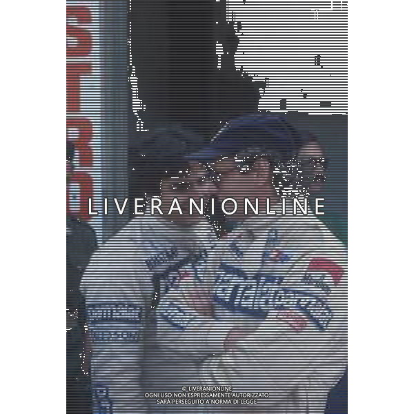DIAP-RETROSPETTIVA NIKI LAUDA PILOTA F1 NELLA FOTO NIKI LAUDA CON NELSON PIQUET AG ALDO LIVERANI SAS 
