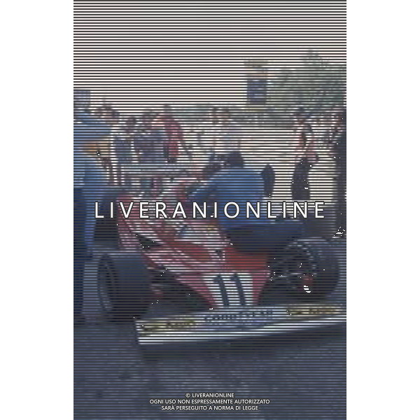 DIAP-RETROSPETTIVA NIKI LAUDA PILOTA F1 NELLA FOTO NIKI LAUDA AG ALDO LIVERANI SAS 