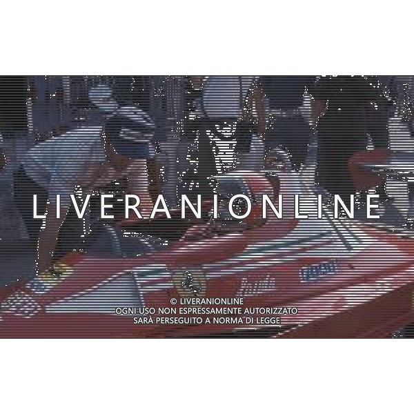 DIAP-RETROSPETTIVA NIKI LAUDA PILOTA F1 NELLA FOTO NIKI LAUDA AG ALDO LIVERANI SAS 
