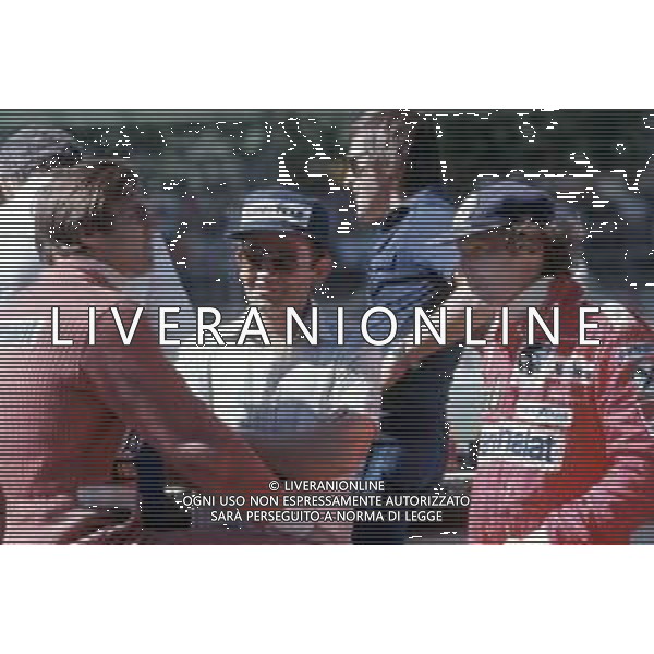 DIAP-RETROSPETTIVA NIKI LAUDA PILOTA F1 NELLA FOTO NIKI LAUDA CON CARLOS REUTMANN AG ALDO LIVERANI SAS 