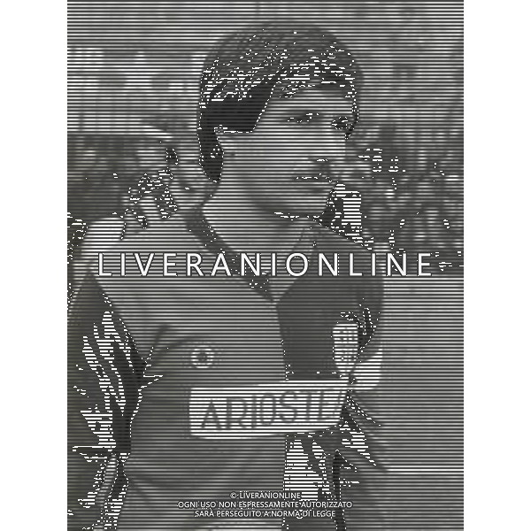 ST-RETROSPETTIVA LUIGI PIRAS CALCIATOORE NELLA FOTO LUIGI PIRAS CON LA MAGLIA DEL CAGLIARI CALCIO AG ALDO LIVERANI SAS