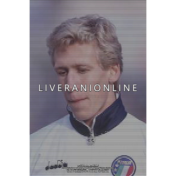 DIAP-RETROSPETTIVA SILVANO BENEDETTI CALCIATORE NELLA FOTO SILVANO BENEDETTI CON LA MAGLIA DELLA NAZIONALE ITALIANA UNDER 21 AG ALDO LIVERANI SAS